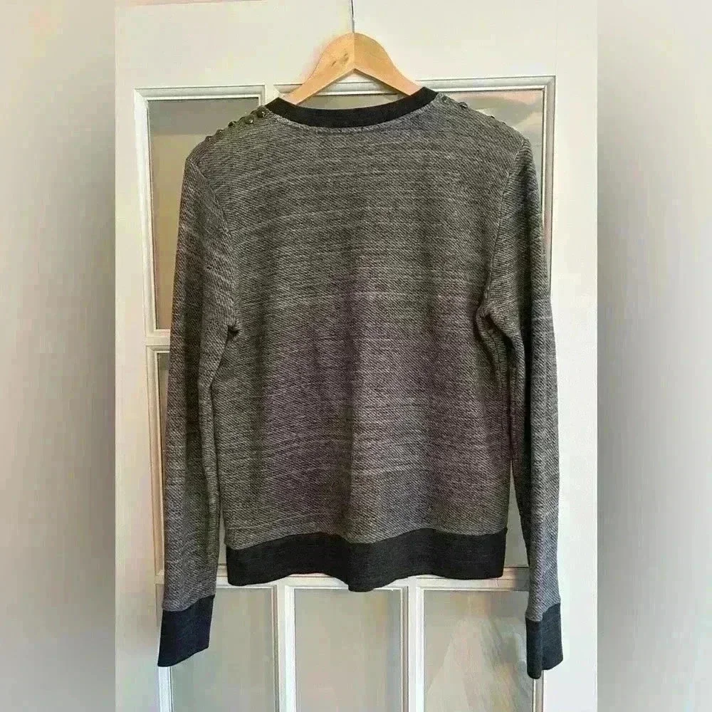 J Crew women’s studded sweatshirt size M - Picture 2 of 7